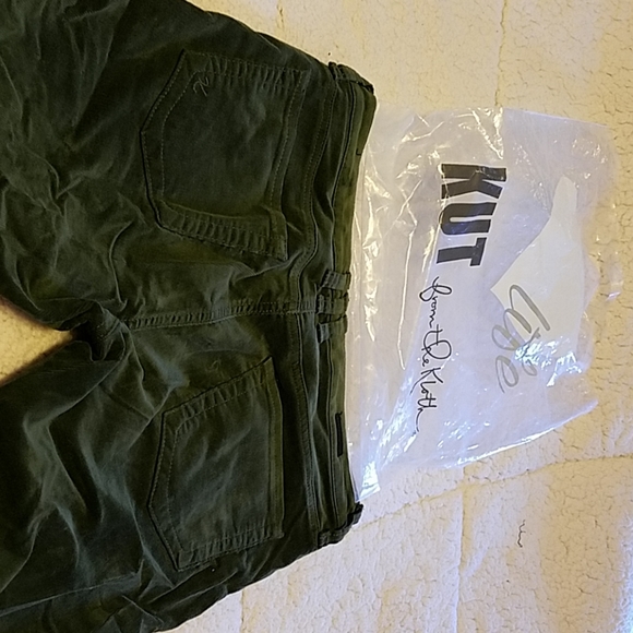 Kut from the Kloth MOSS Green courduroy jeans - Picture 6 of 8